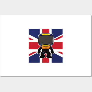 Lando Norris Custom Bobblehead - 2022 Season Flag Edition Posters and Art